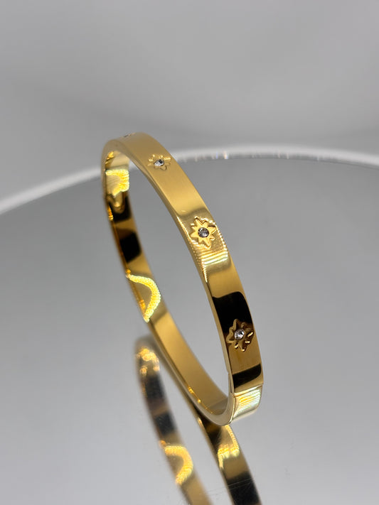 Gold Bangle Bracelet