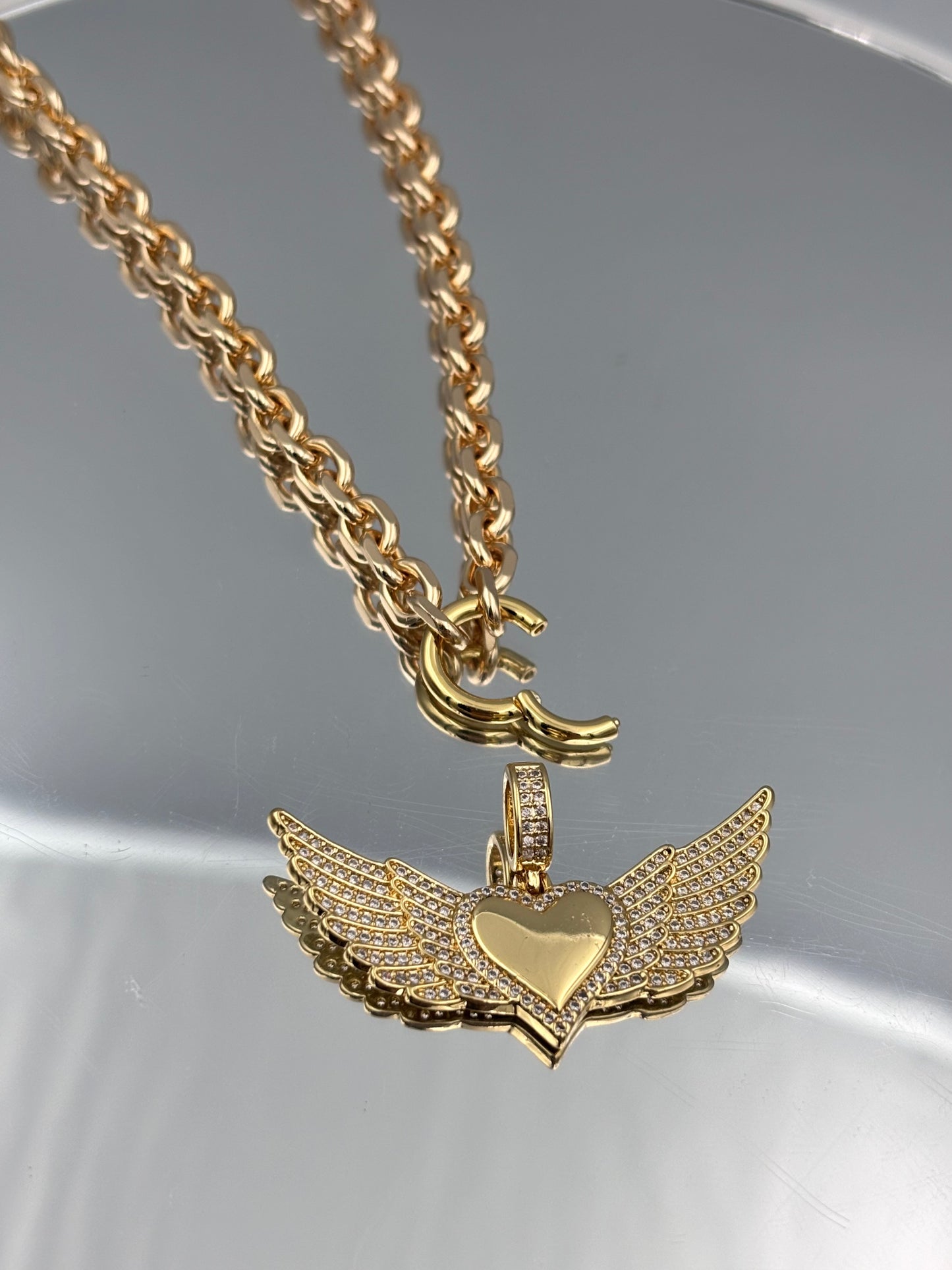 Heart with Wings Necklace