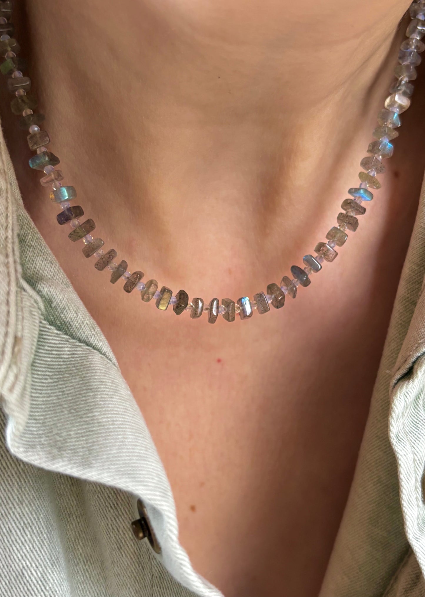 Flashy Labradorite Necklace