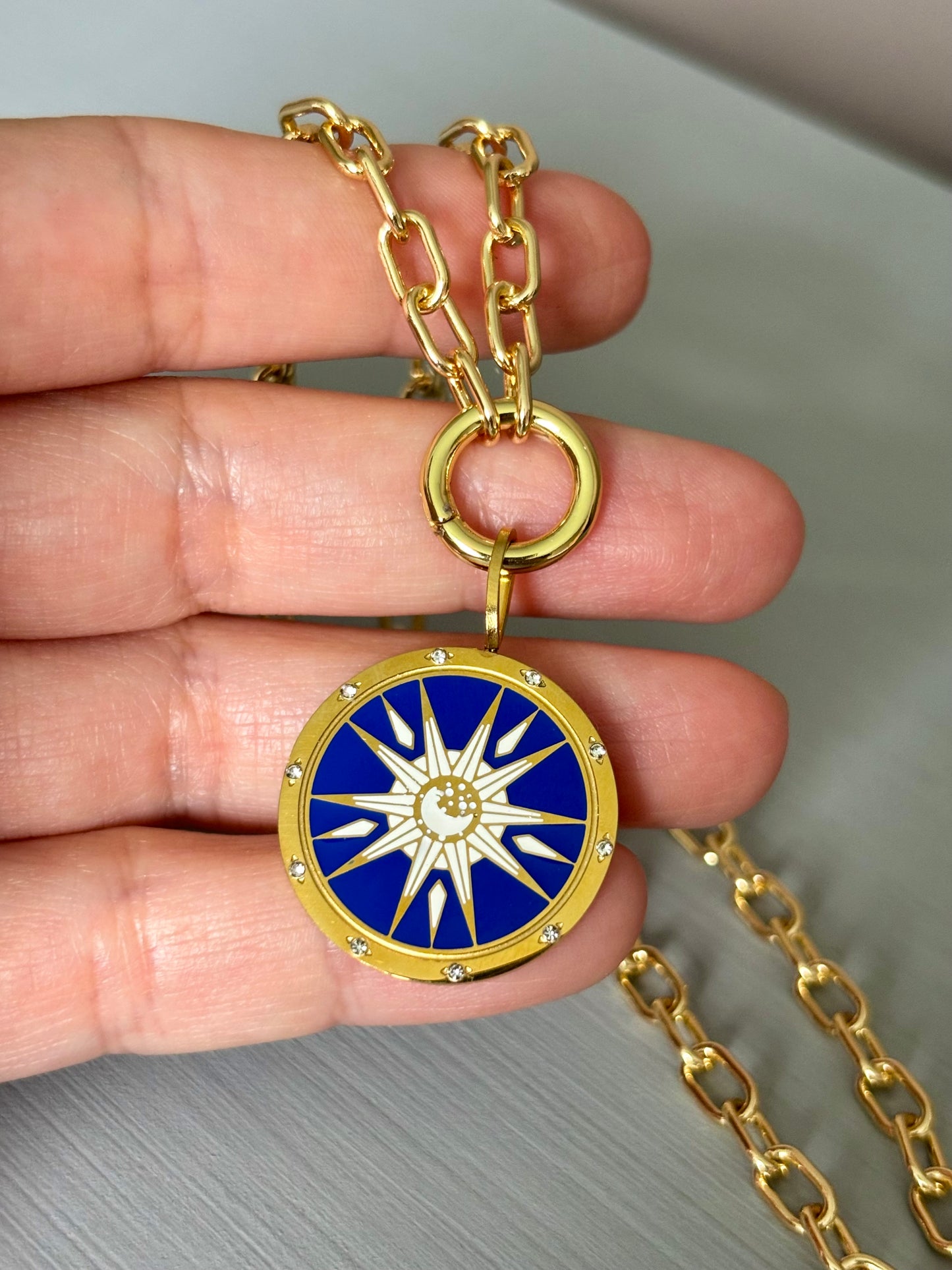 North Star Medallion Necklace