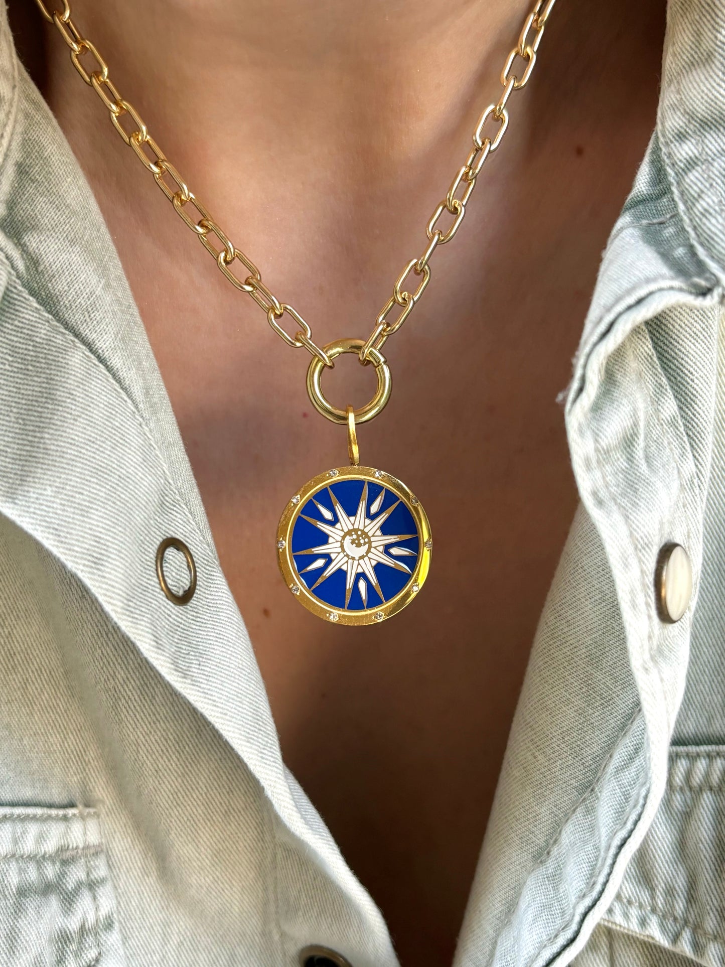 North Star Medallion Necklace