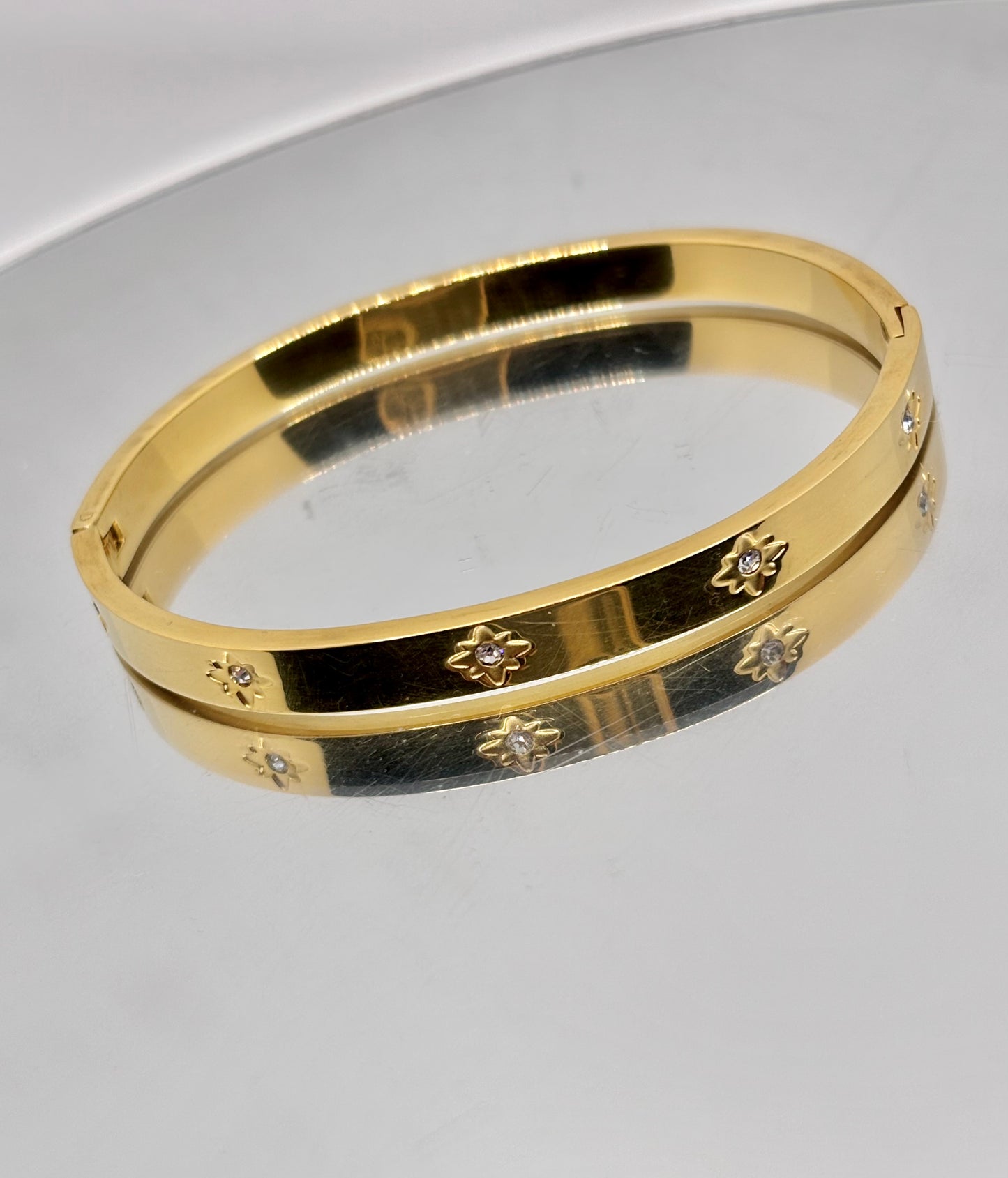 Gold Bangle Bracelet