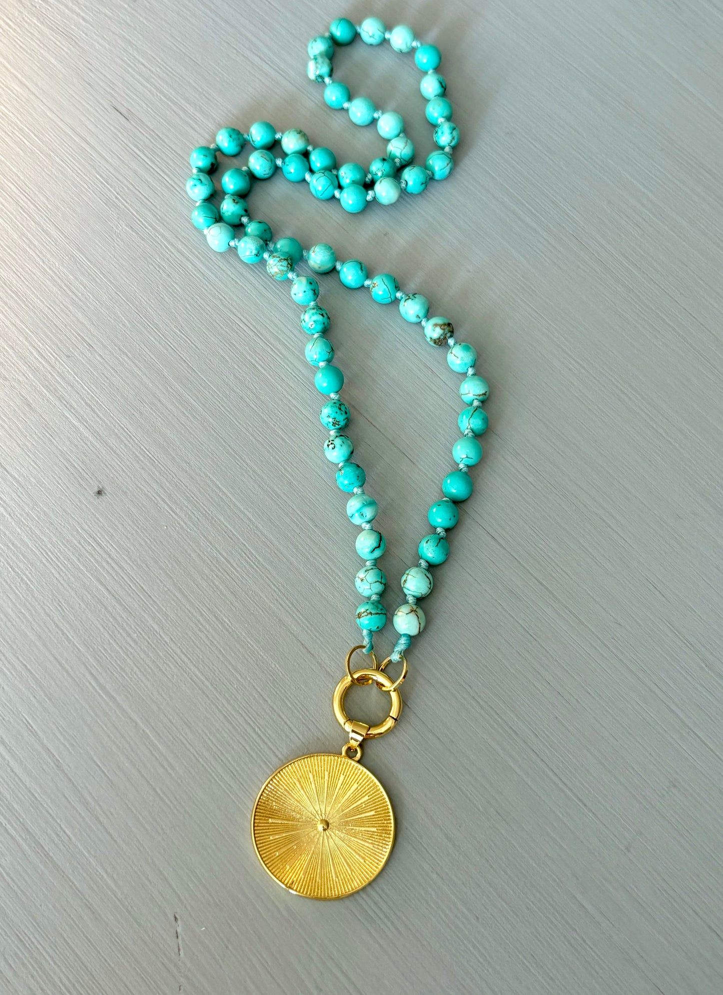 Sunburst Turquoise Necklace