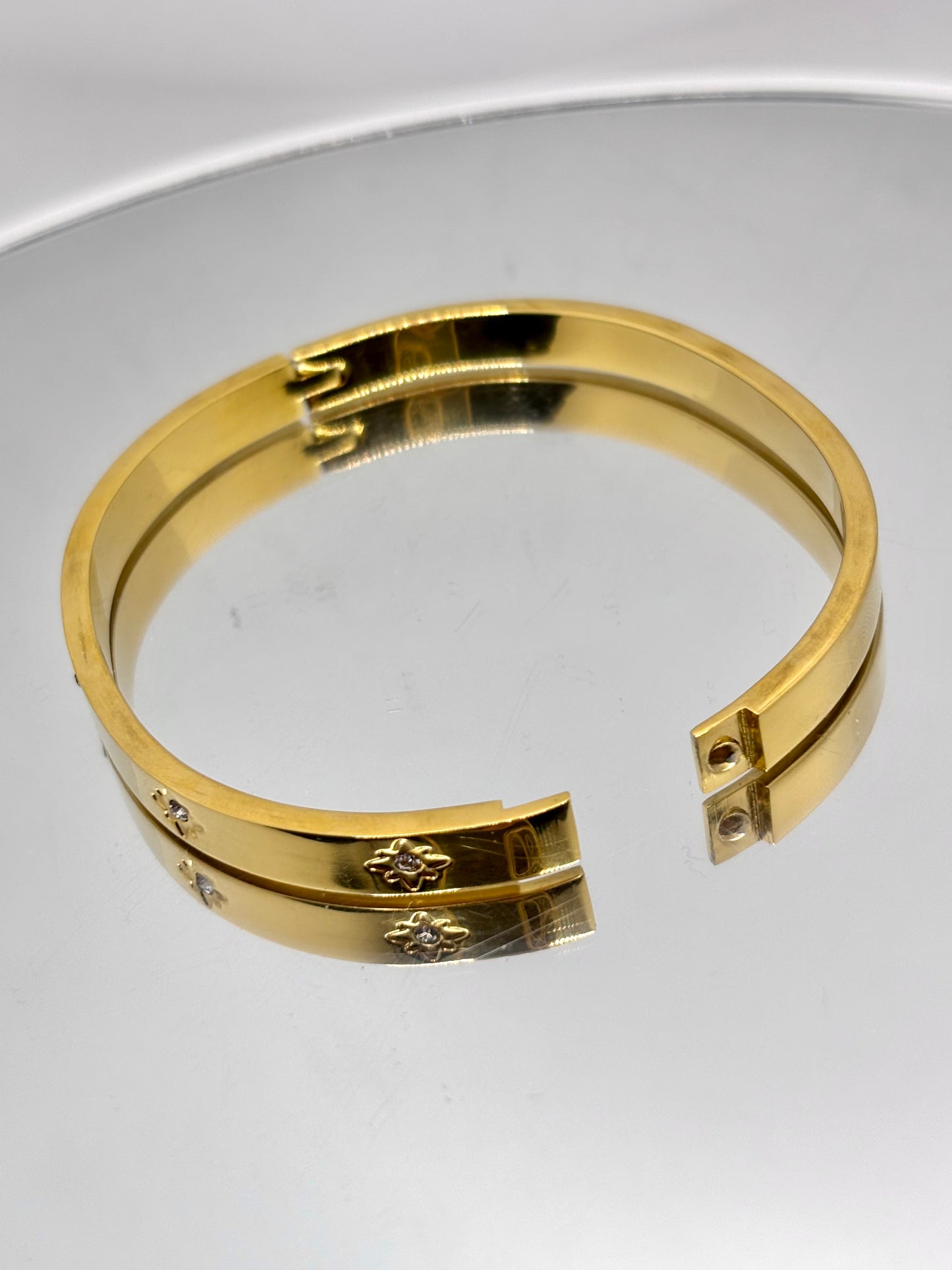 Gold Bangle Bracelet