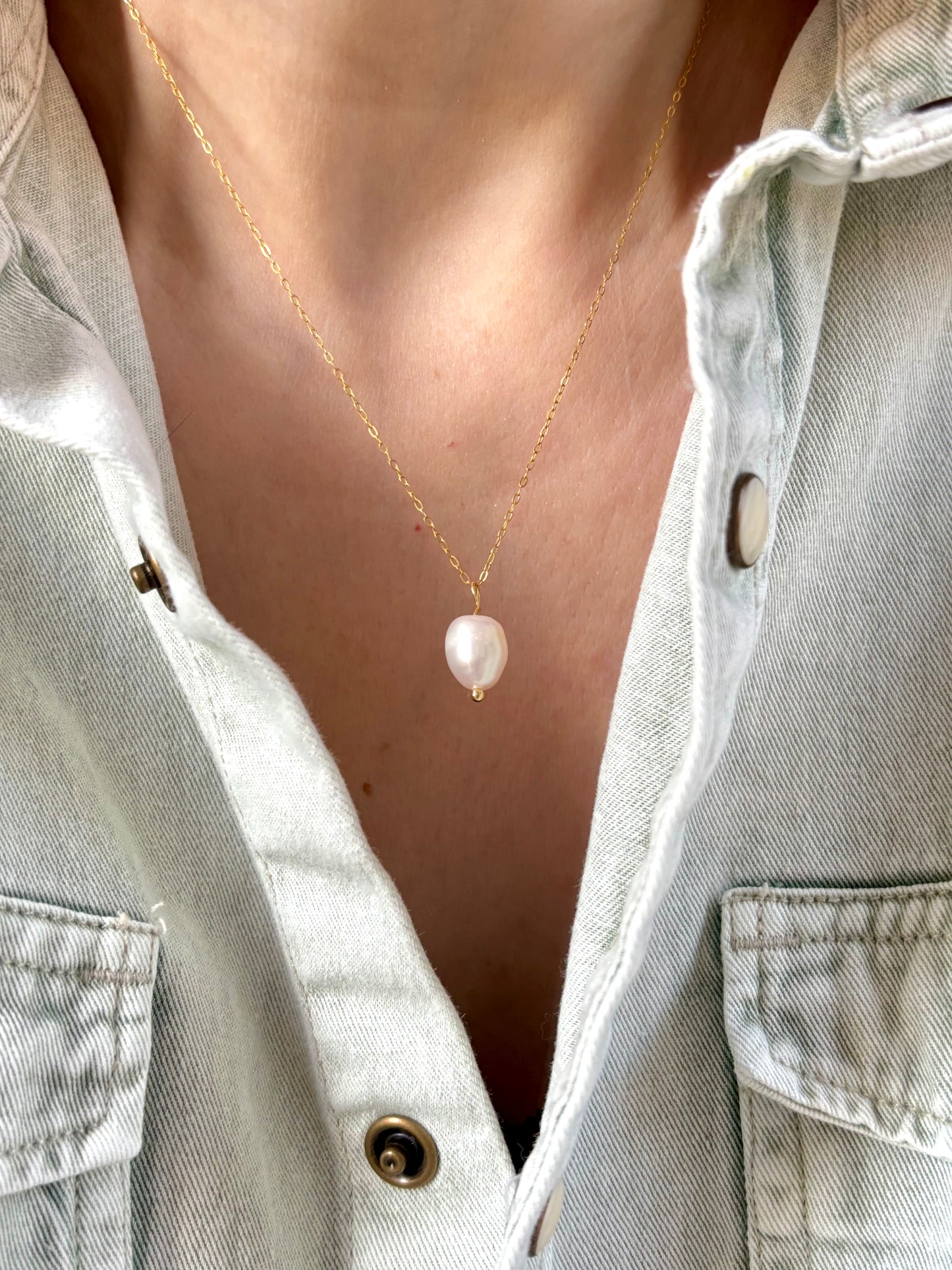 Bold Freshwater Pearl Necklace