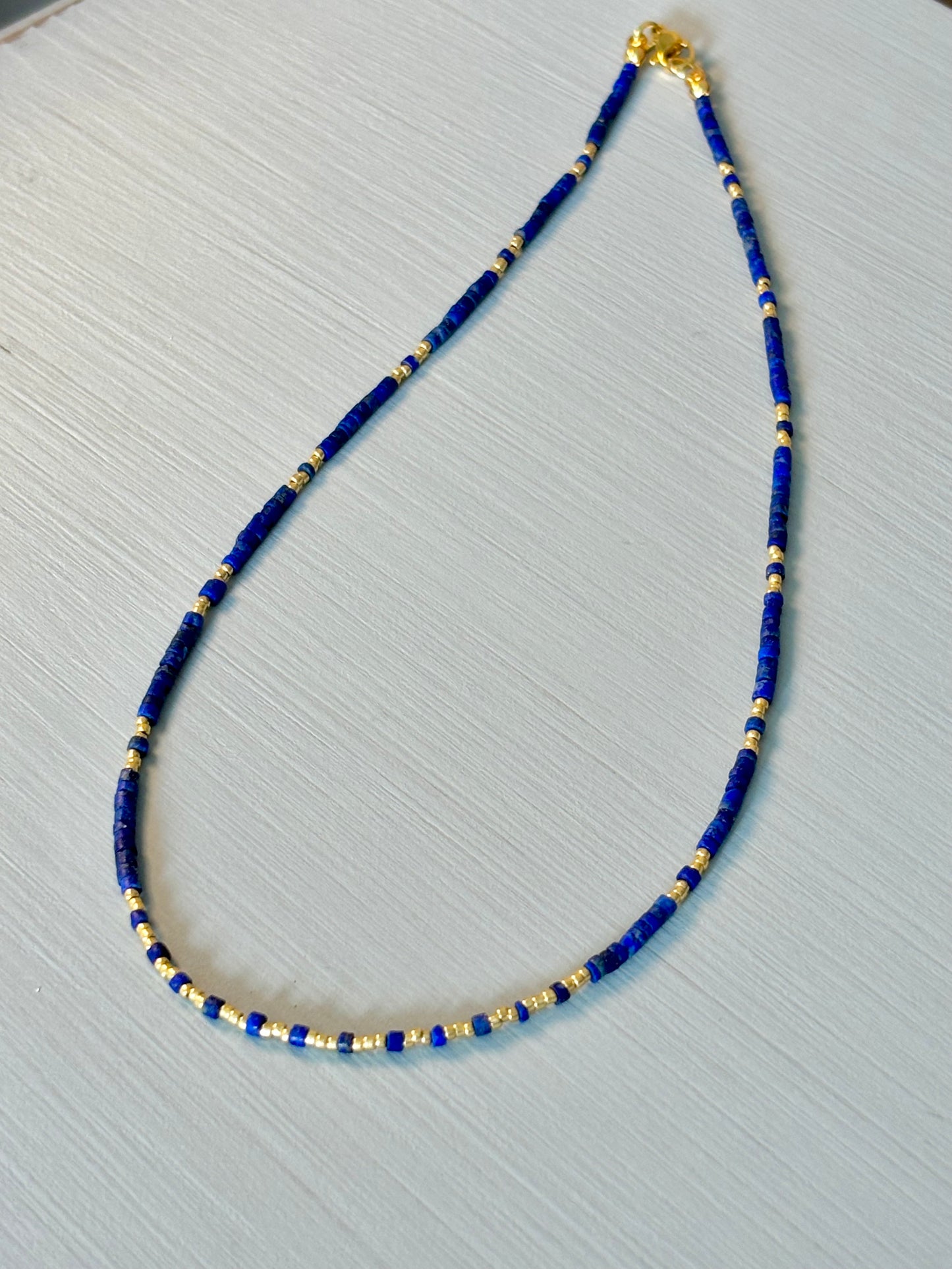 Dainty Lapis Lazuli Necklace