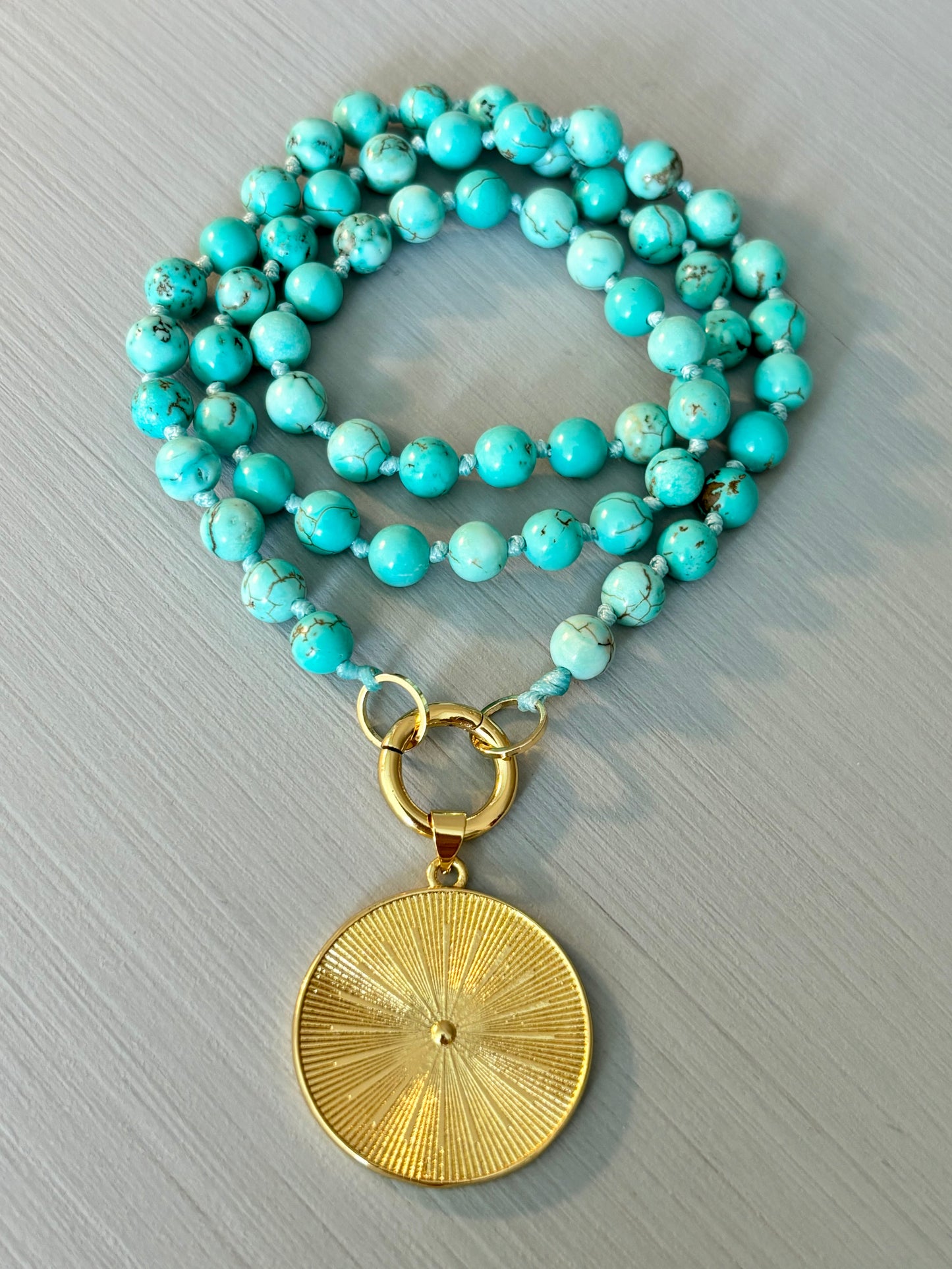 Sunburst Turquoise Necklace