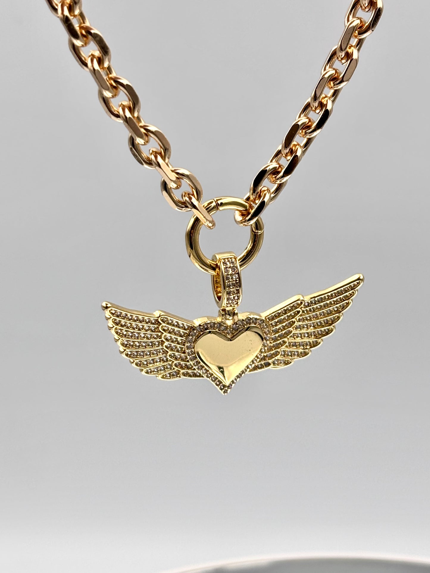 Heart with Wings Necklace