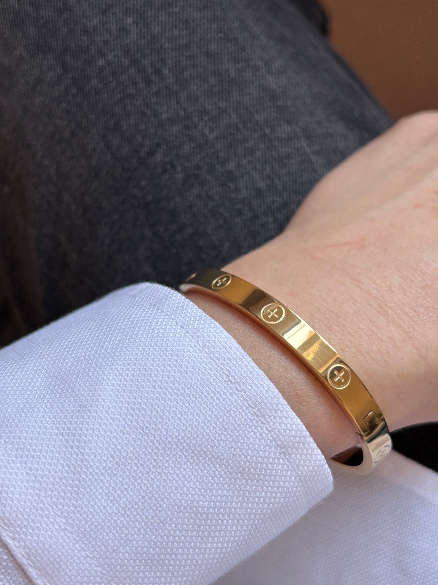 Gold Bangle Bracelet