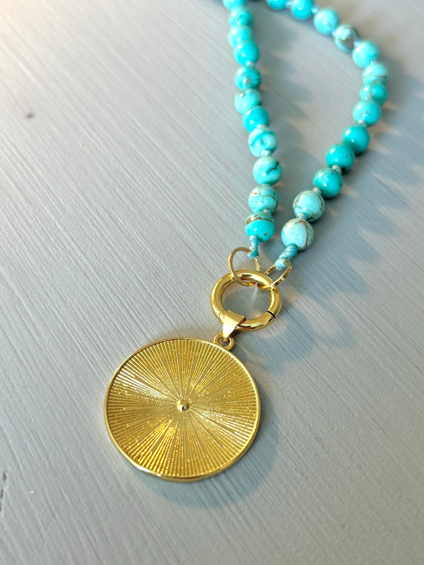 Sunburst Turquoise Necklace