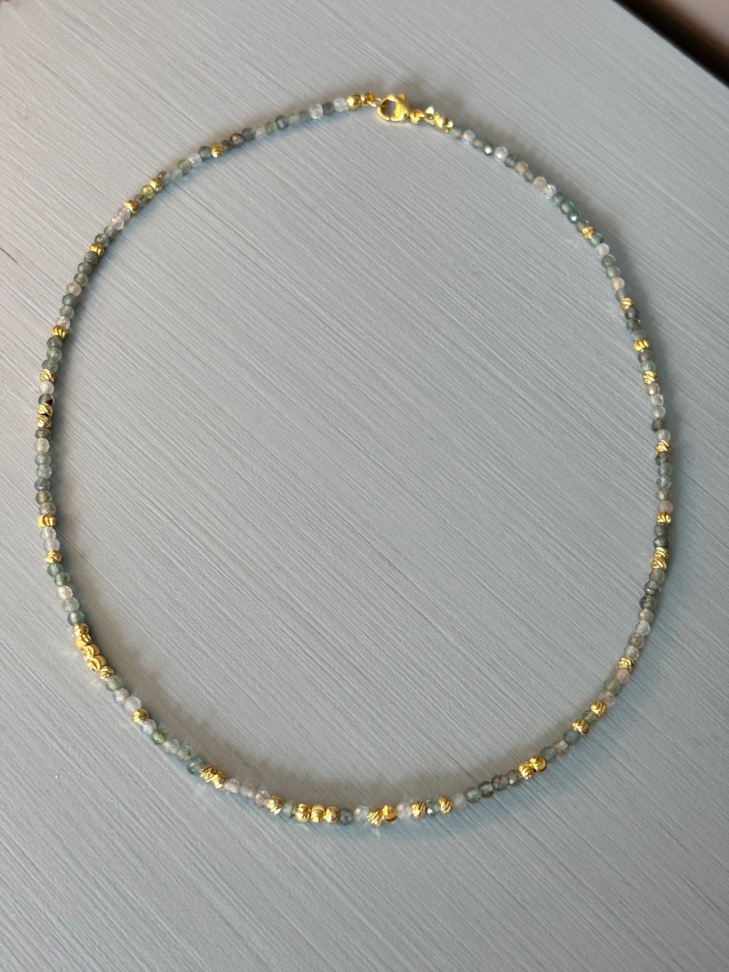 Dainty Apatite Necklace