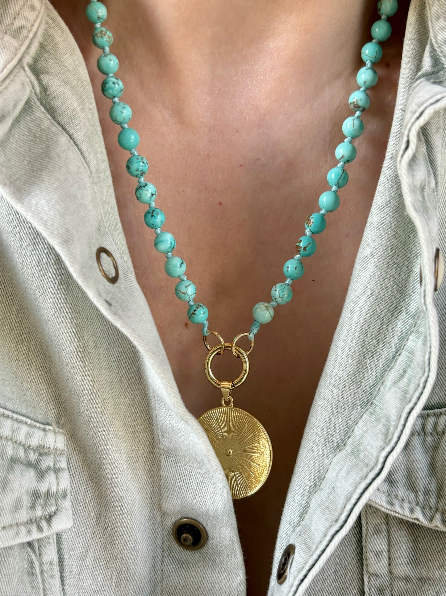 Sunburst Turquoise Necklace