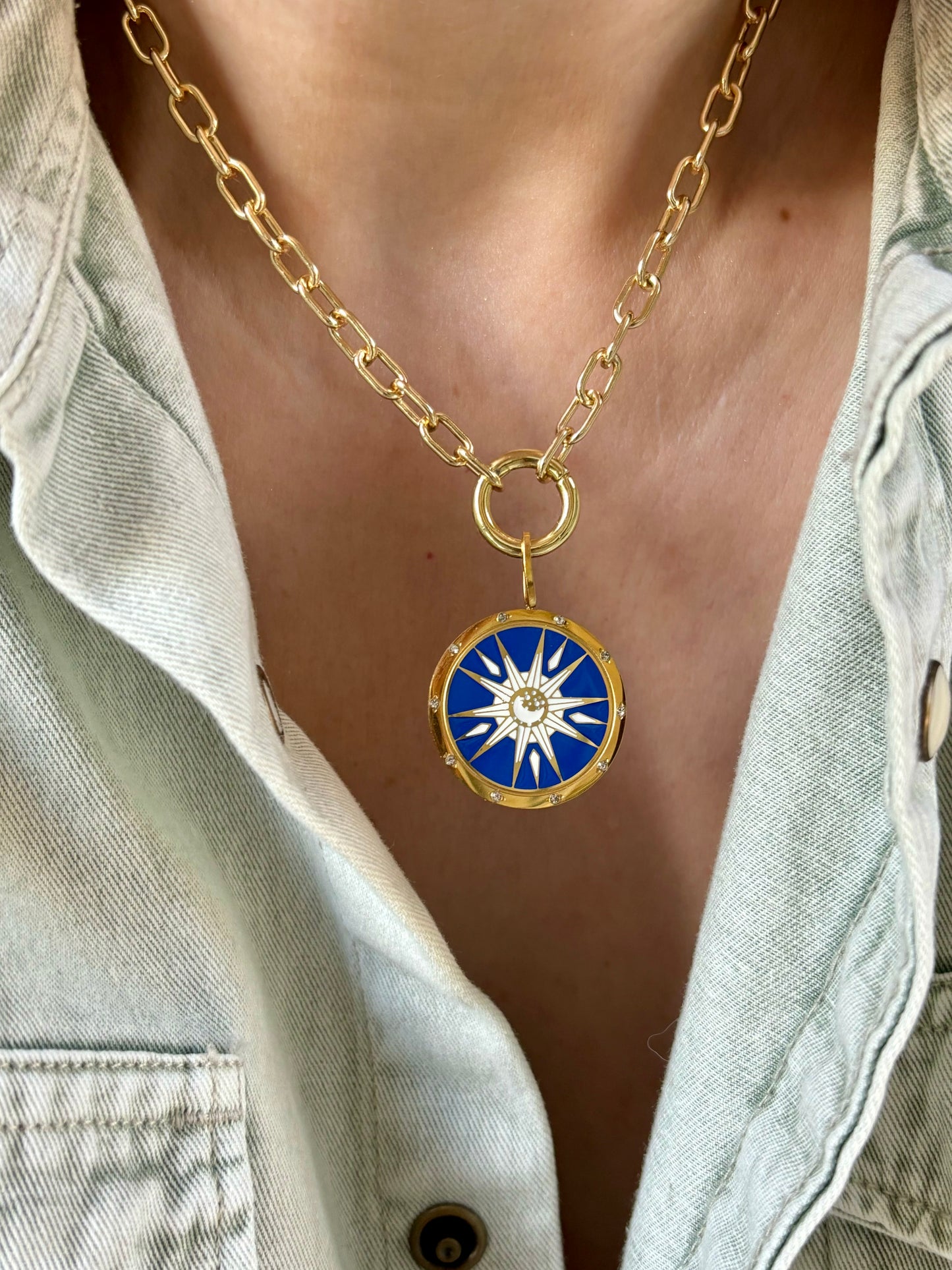 North Star Medallion Necklace