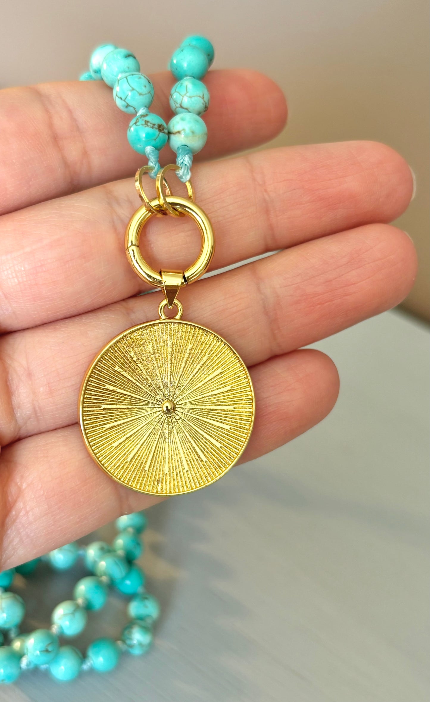 Sunburst Turquoise Necklace