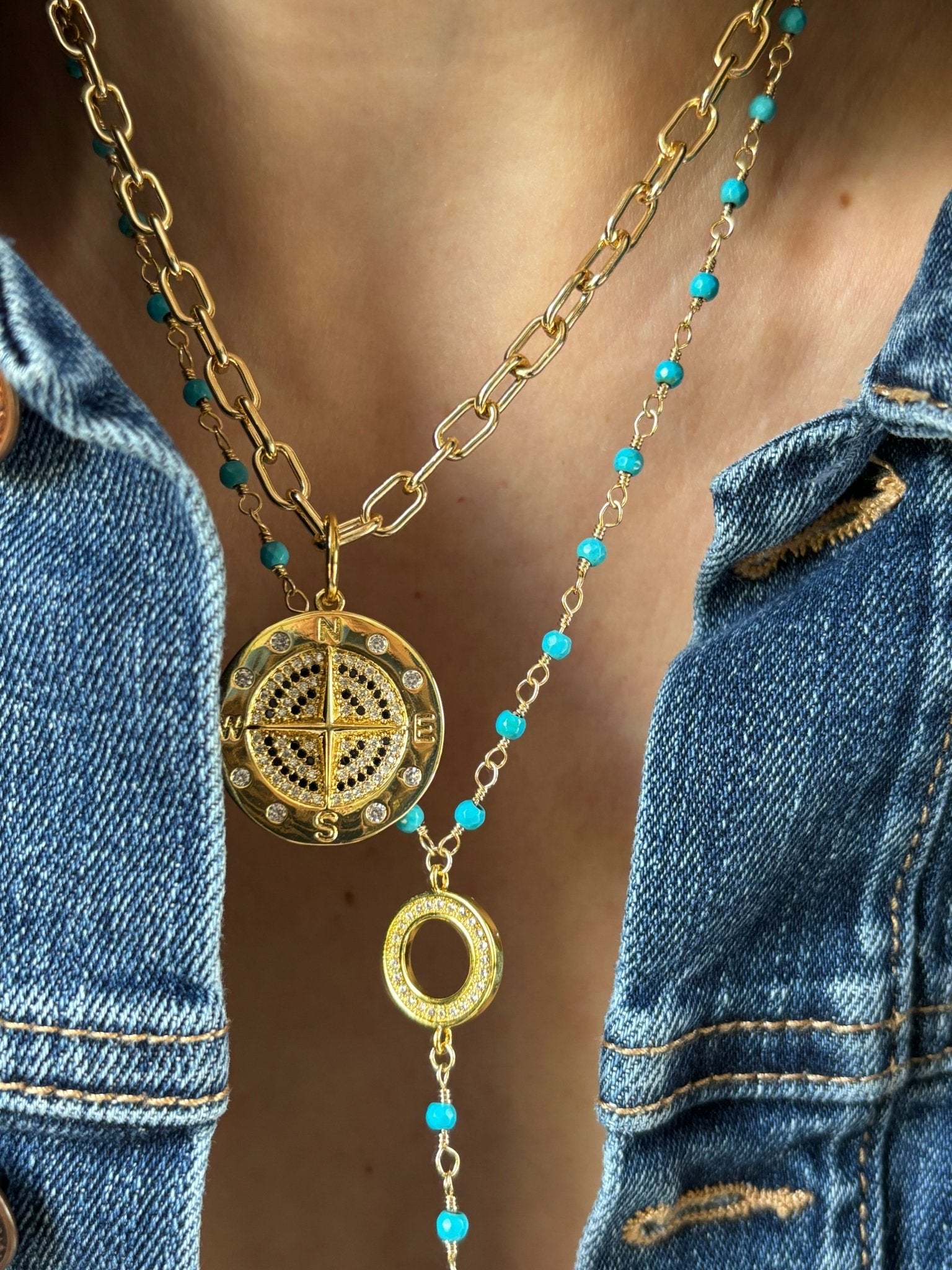 Compass necklace - Believe Jewellery