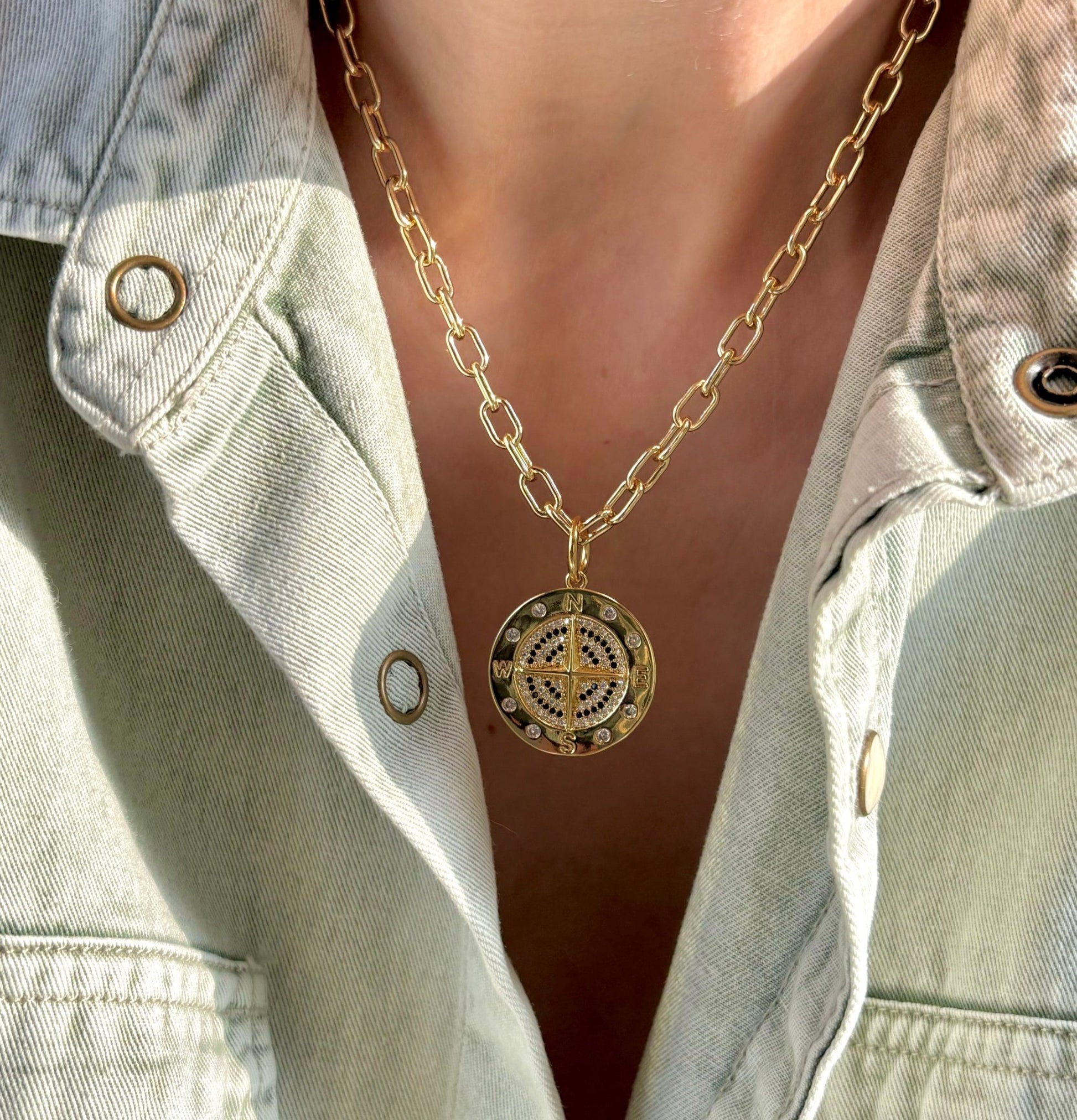 Compass necklace - Believe Jewellery