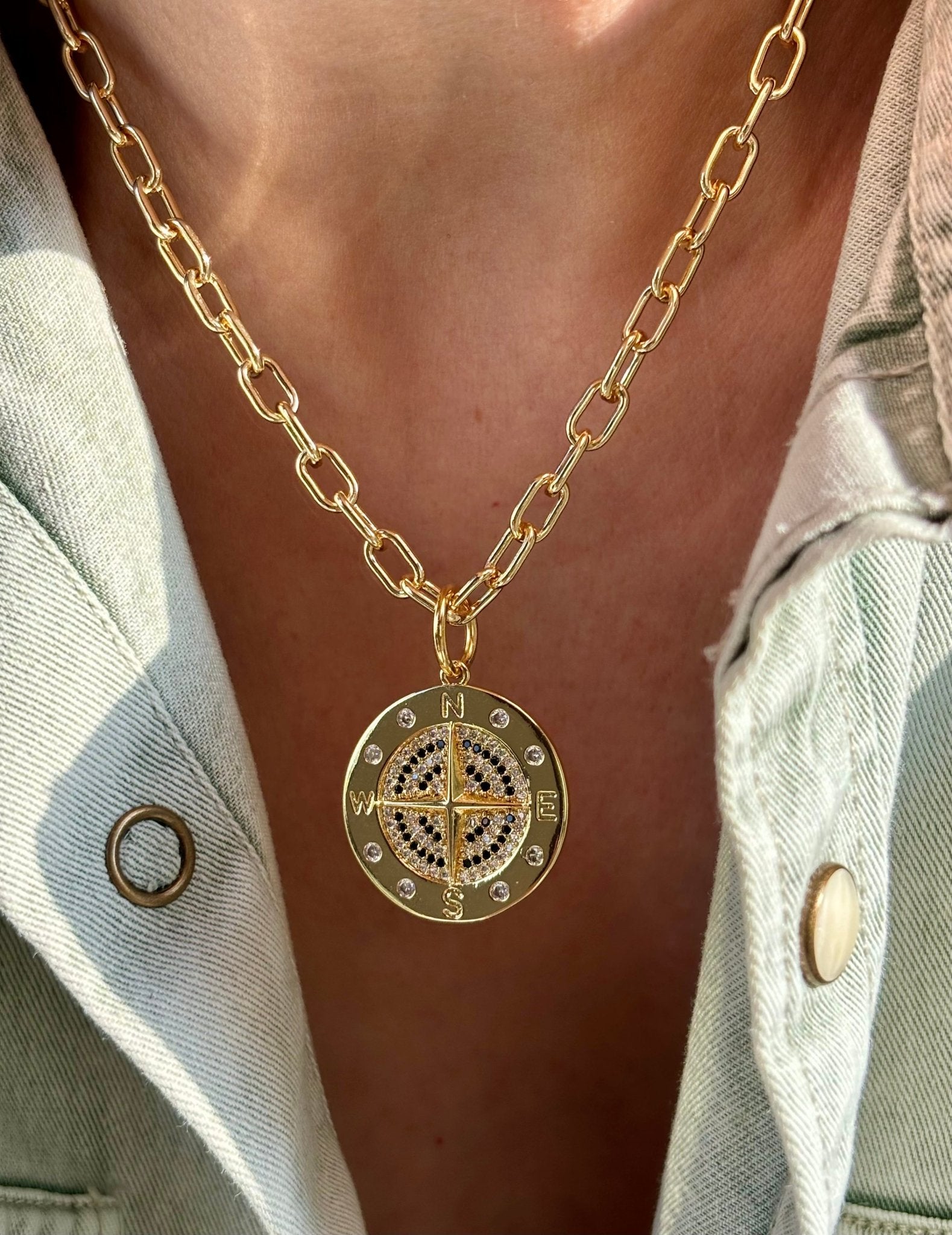 Compass necklace - Believe Jewellery