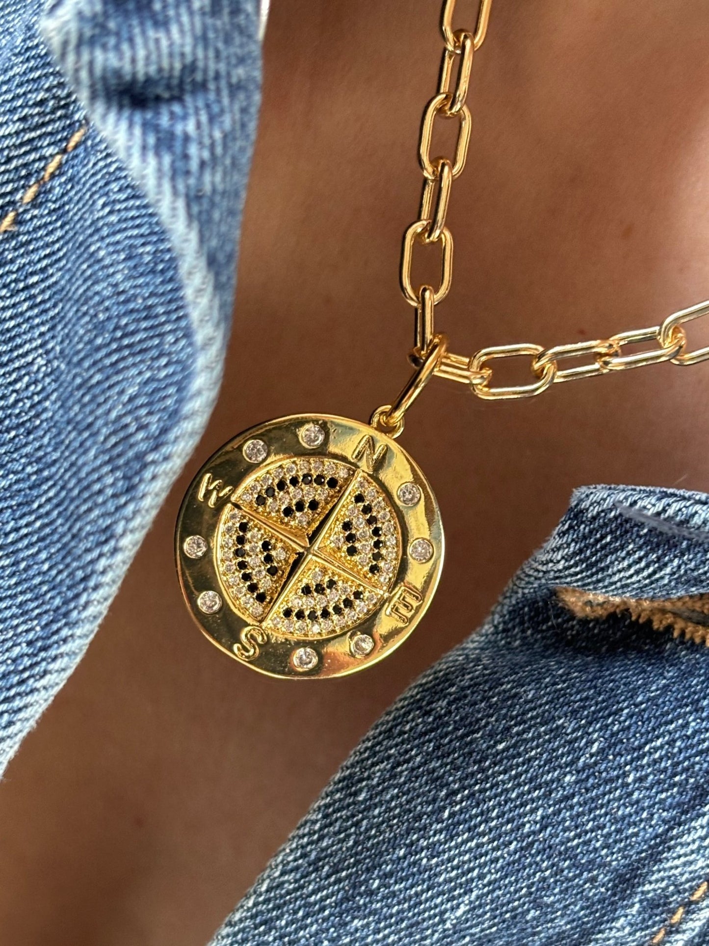 Compass necklace - Believe Jewellery