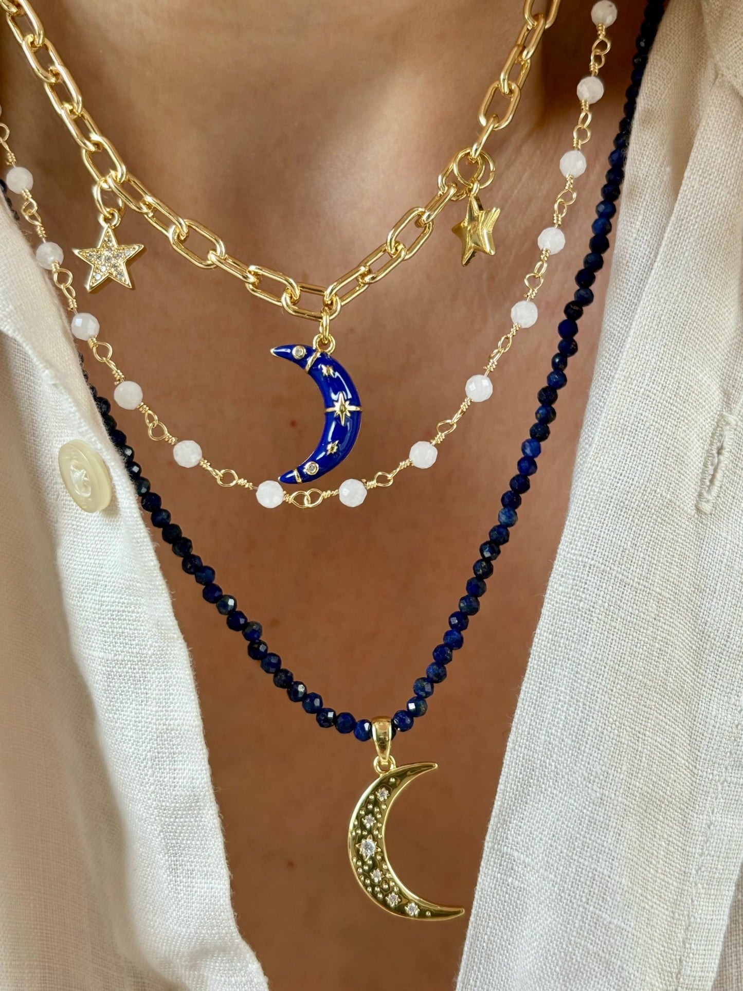 Crescent Moon Necklace - Believe Jewellery