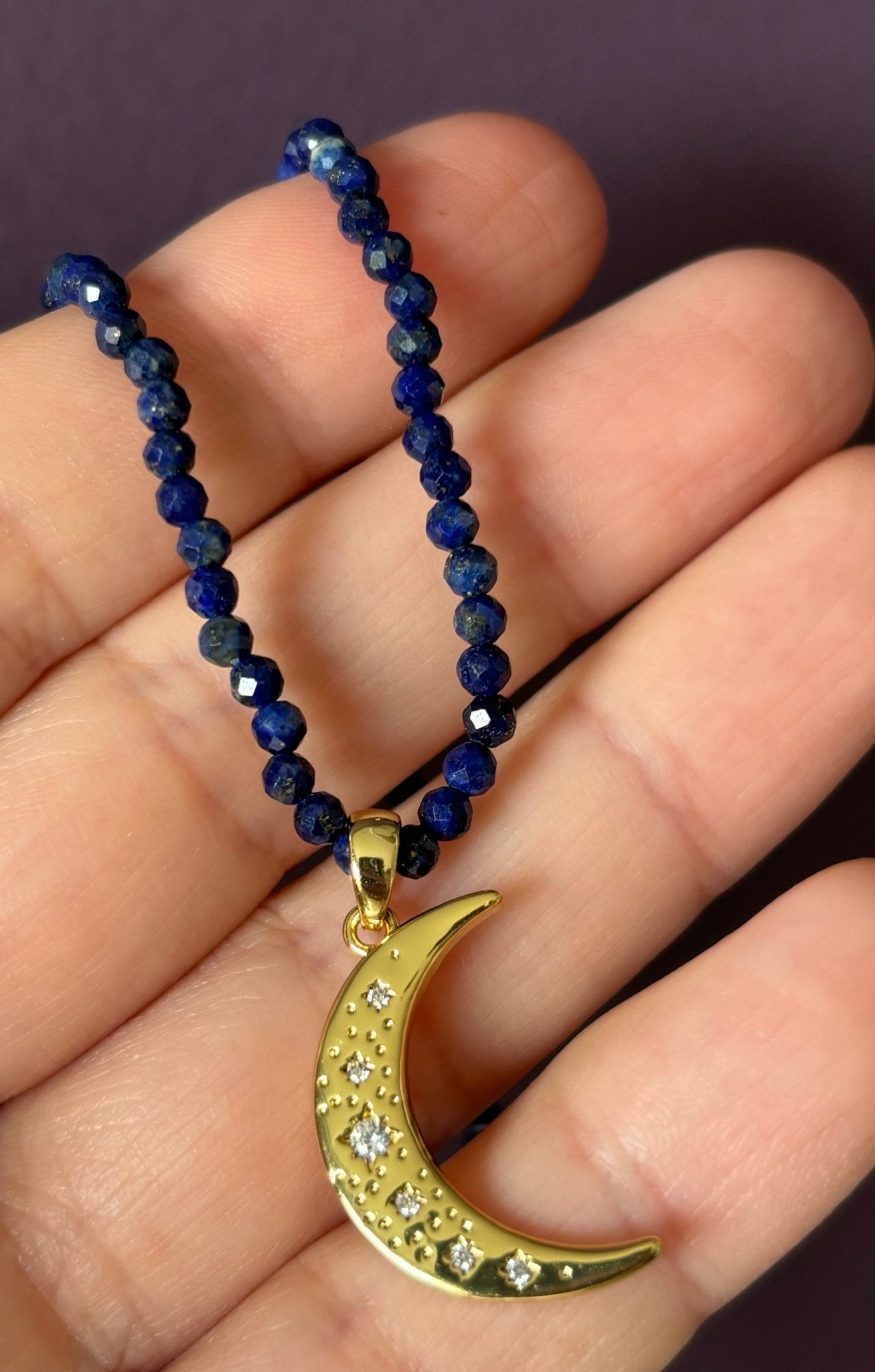 Crescent Moon Necklace - Believe Jewellery