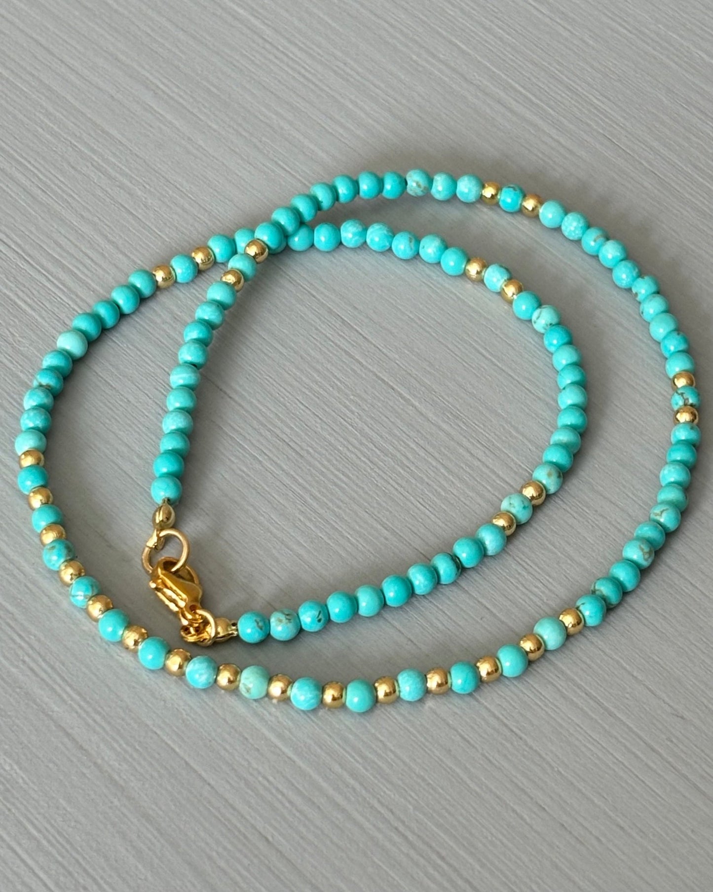 Dainty turquoise necklace - Believe Jewellery