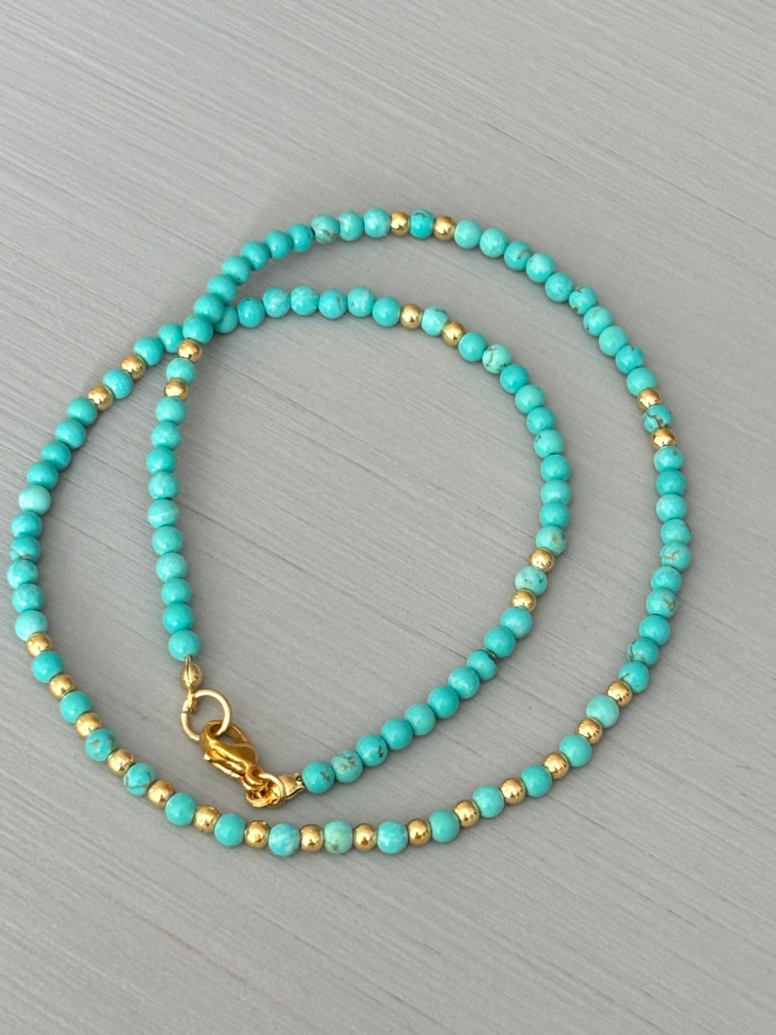 Dainty turquoise necklace - Believe Jewellery