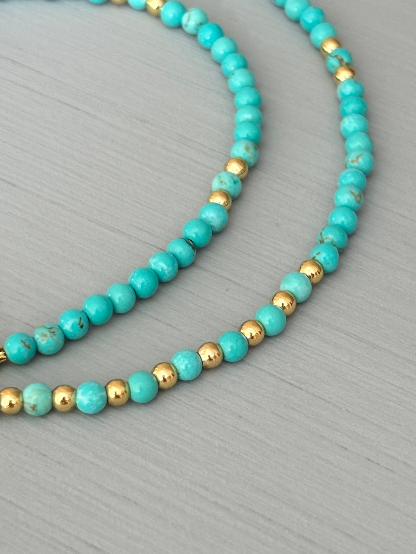 Dainty turquoise necklace - Believe Jewellery