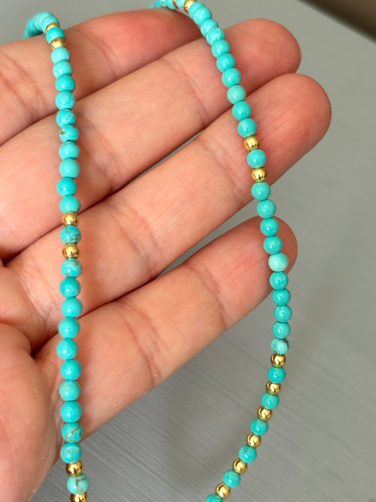 Dainty turquoise necklace - Believe Jewellery