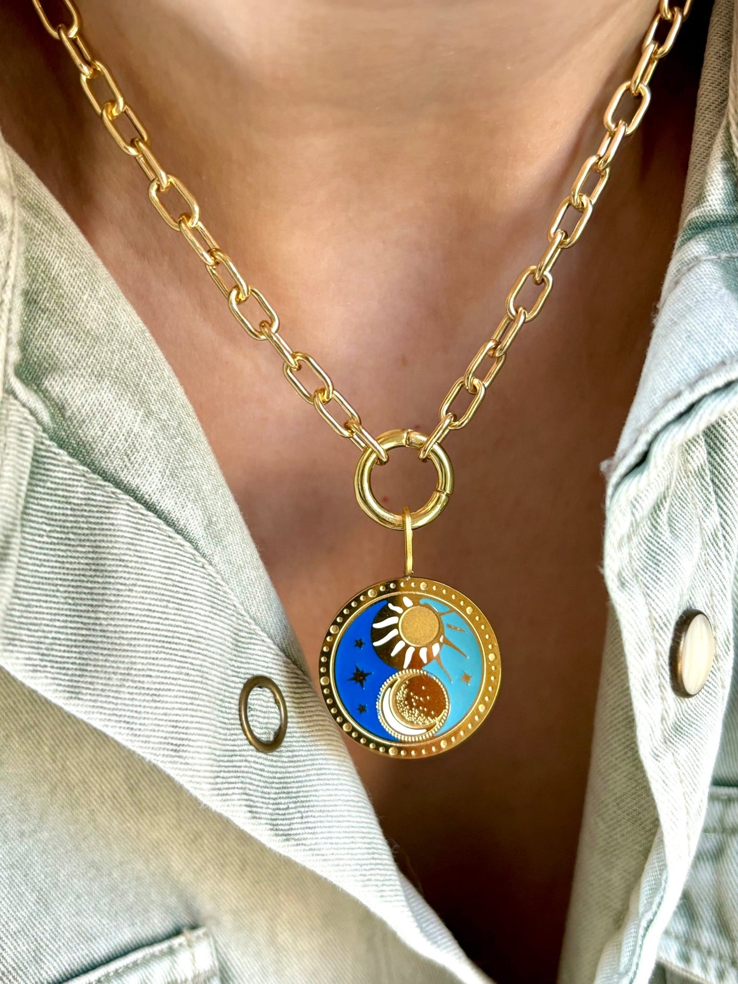 Eclipse Medallion Necklace - Believe Jewellery