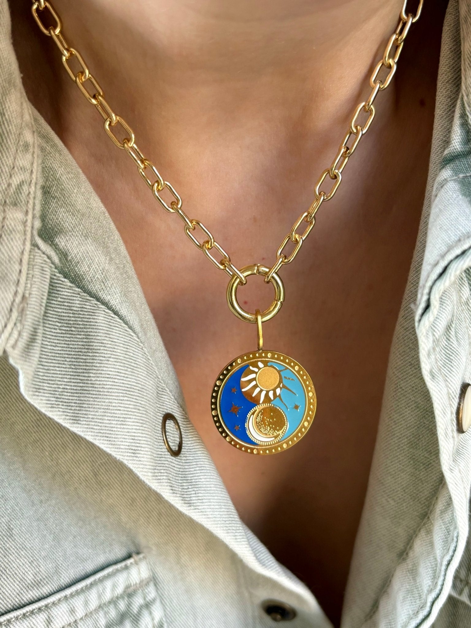 Eclipse Medallion Necklace - Believe Jewellery