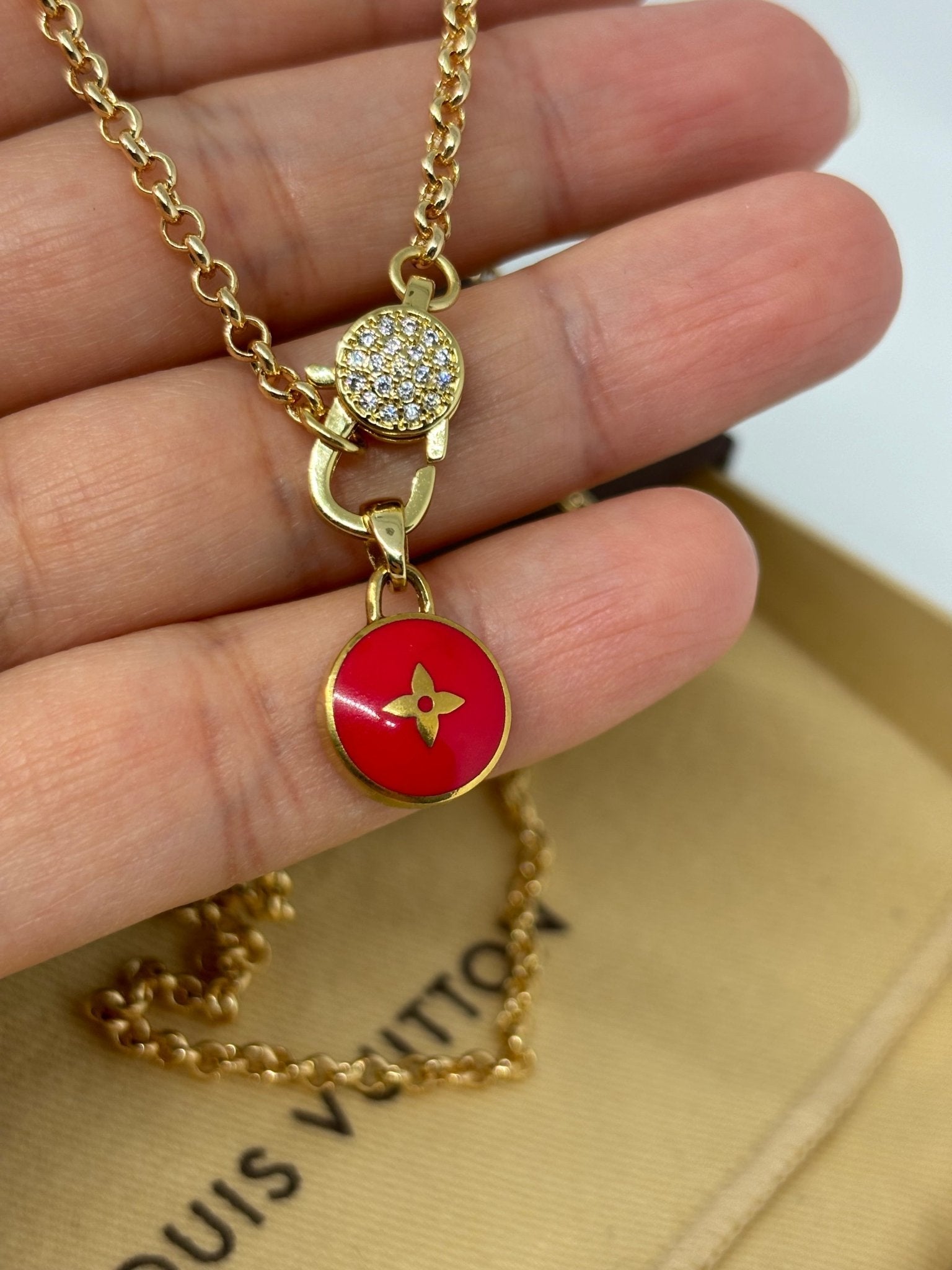 Louis Vuitton charm repurposed - Believe Jewellery