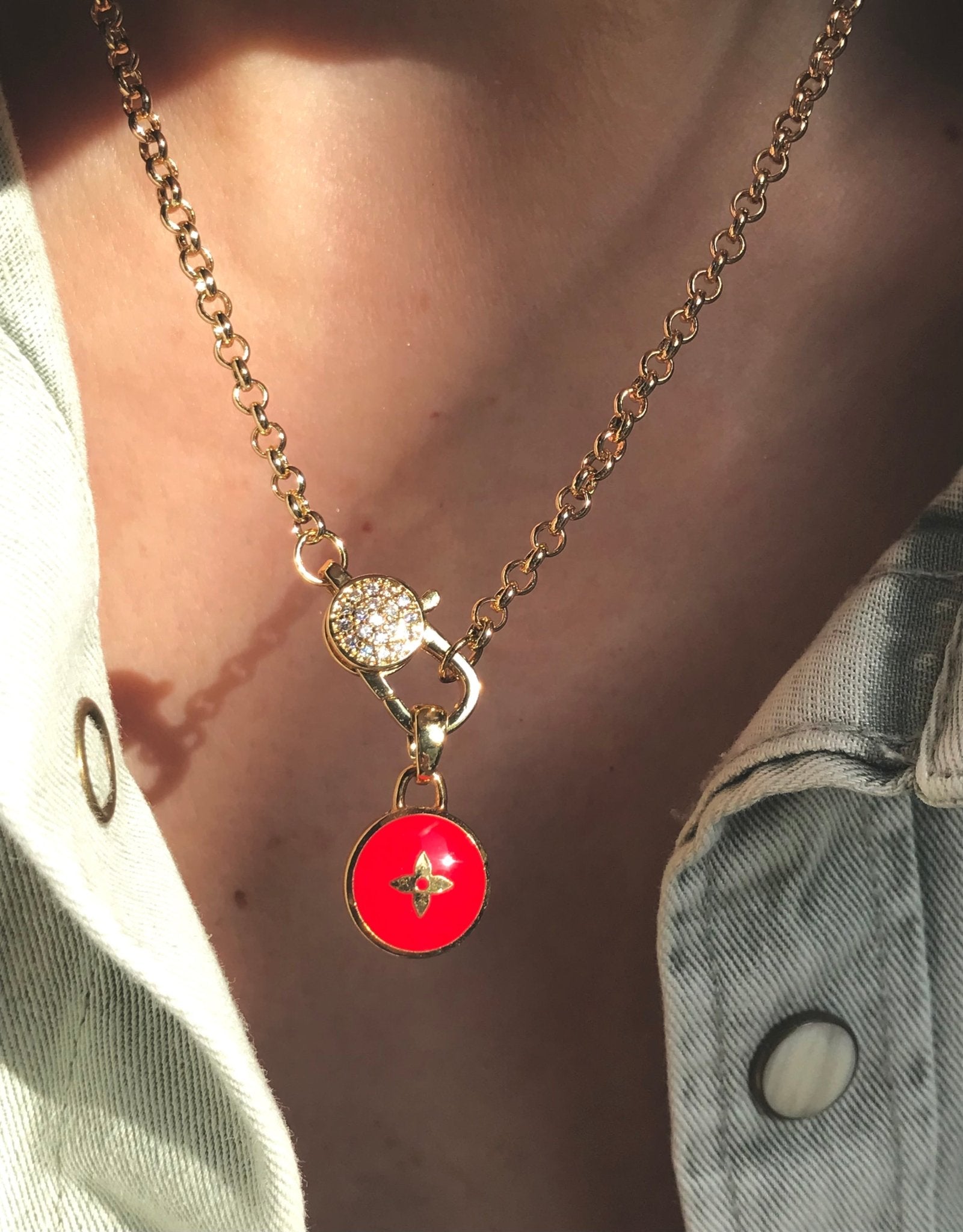 Louis Vuitton charm repurposed - Believe Jewellery