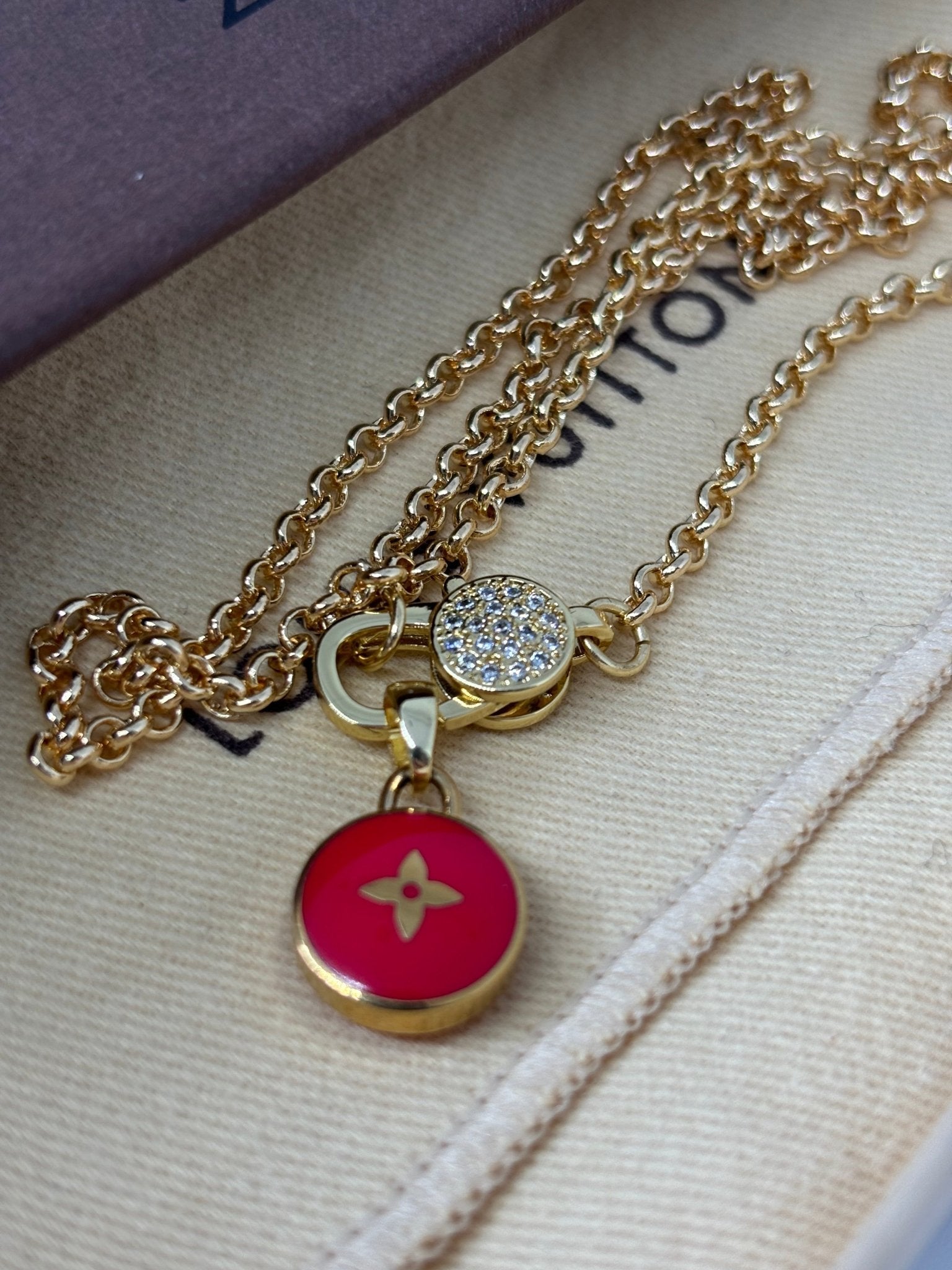 Louis Vuitton charm repurposed - Believe Jewellery