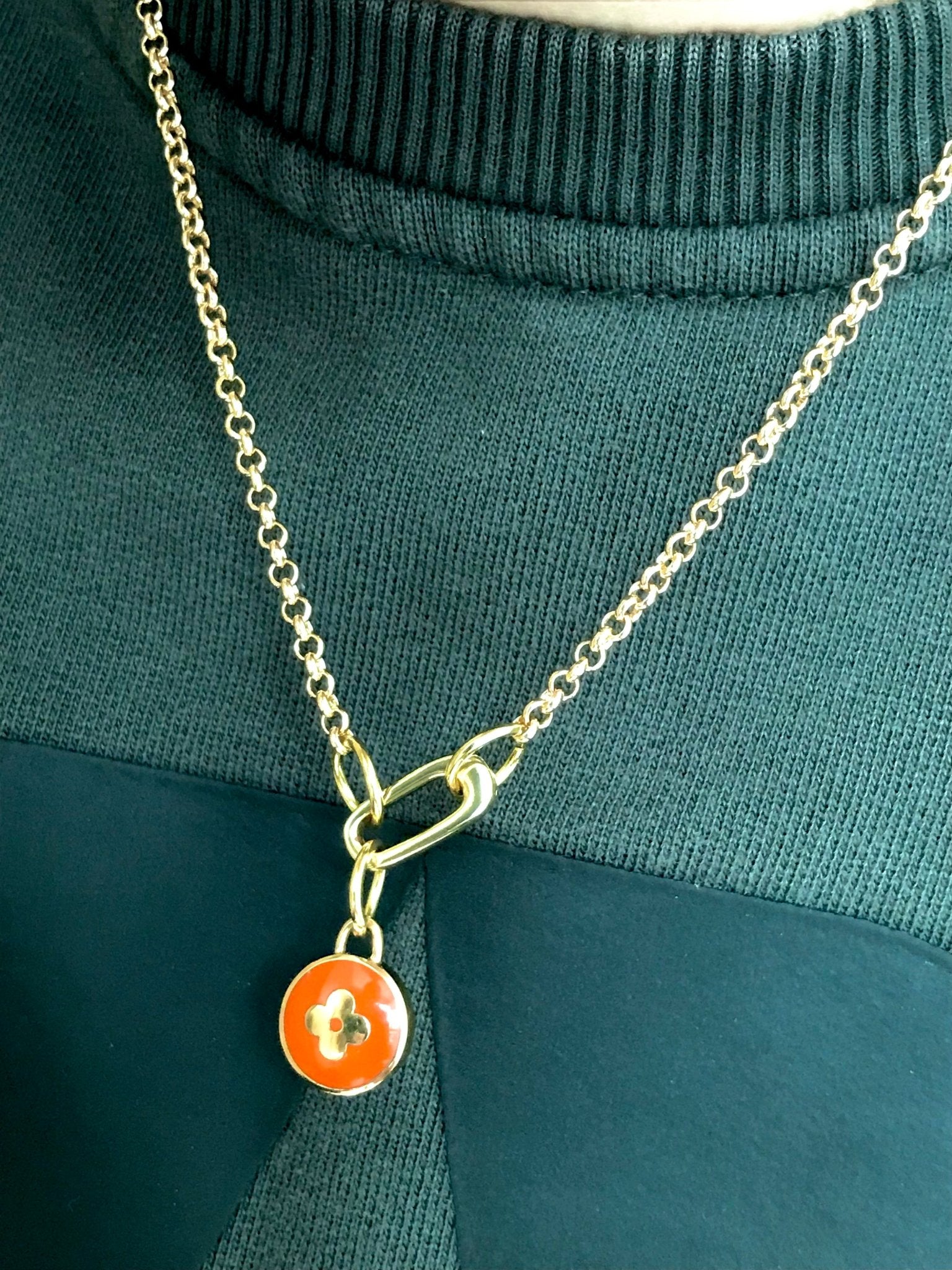 Louis Vuitton charm repurposed - Believe Jewellery