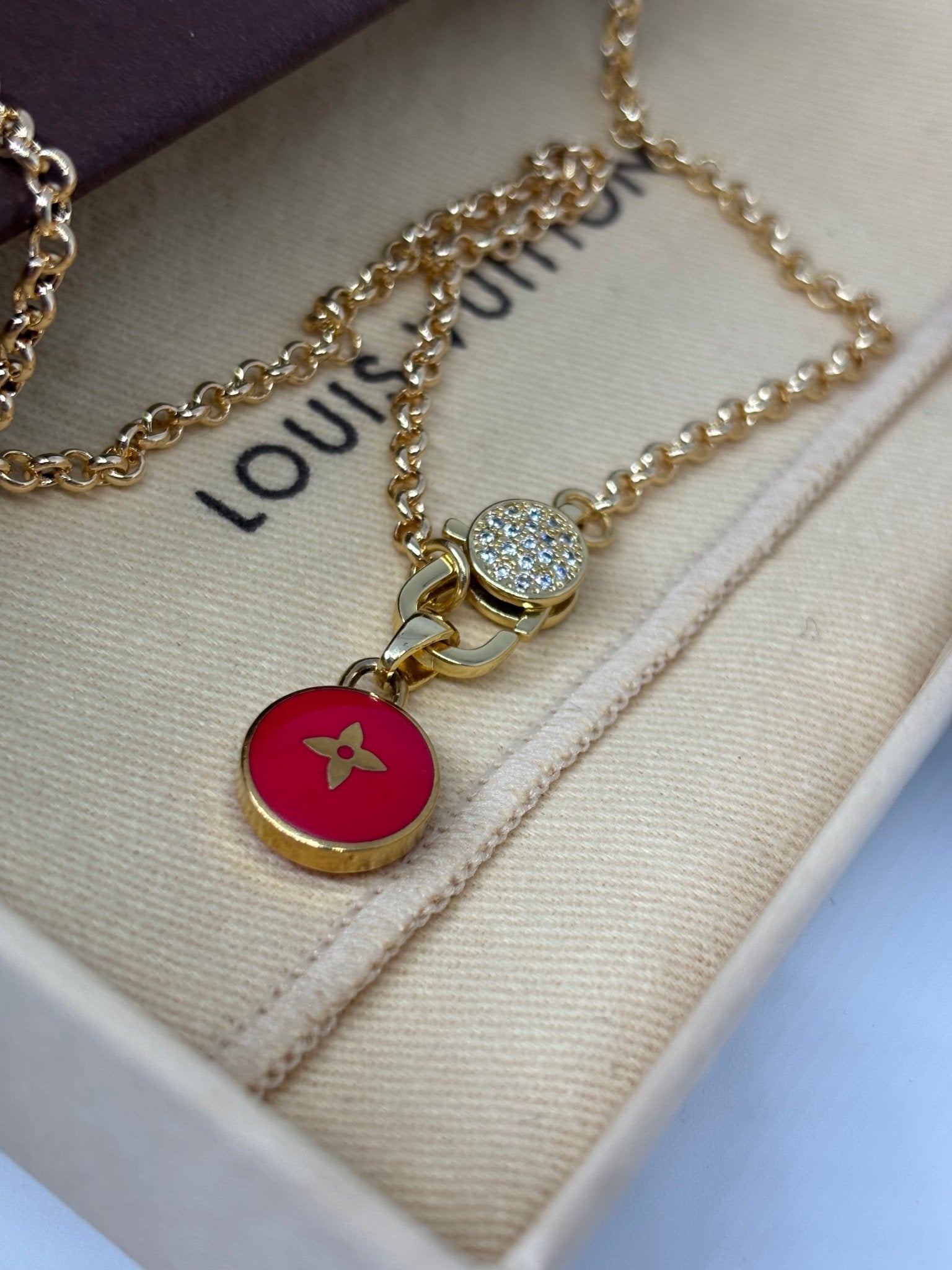 Louis Vuitton charm repurposed - Believe Jewellery