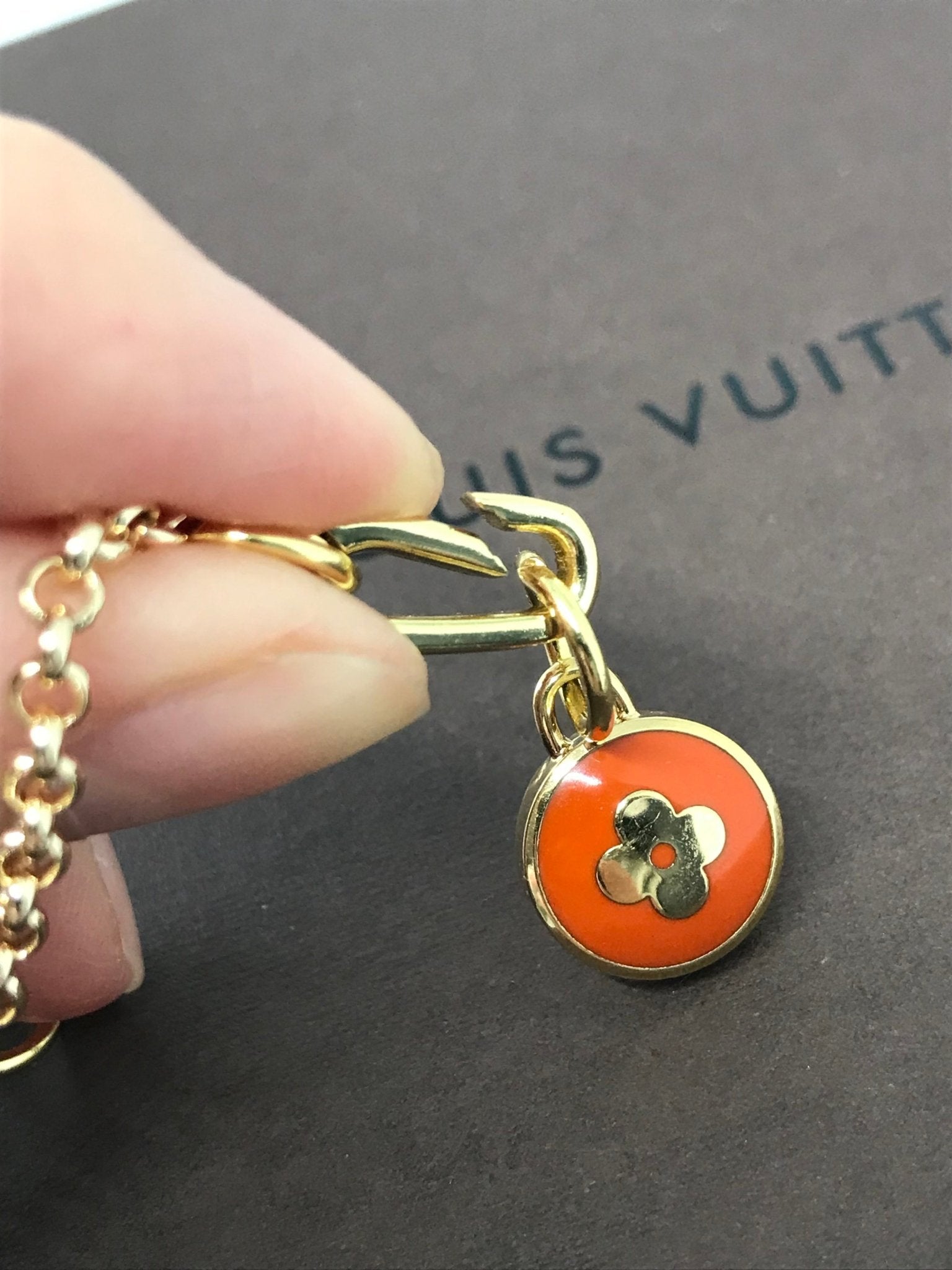 Louis Vuitton charm repurposed - Believe Jewellery