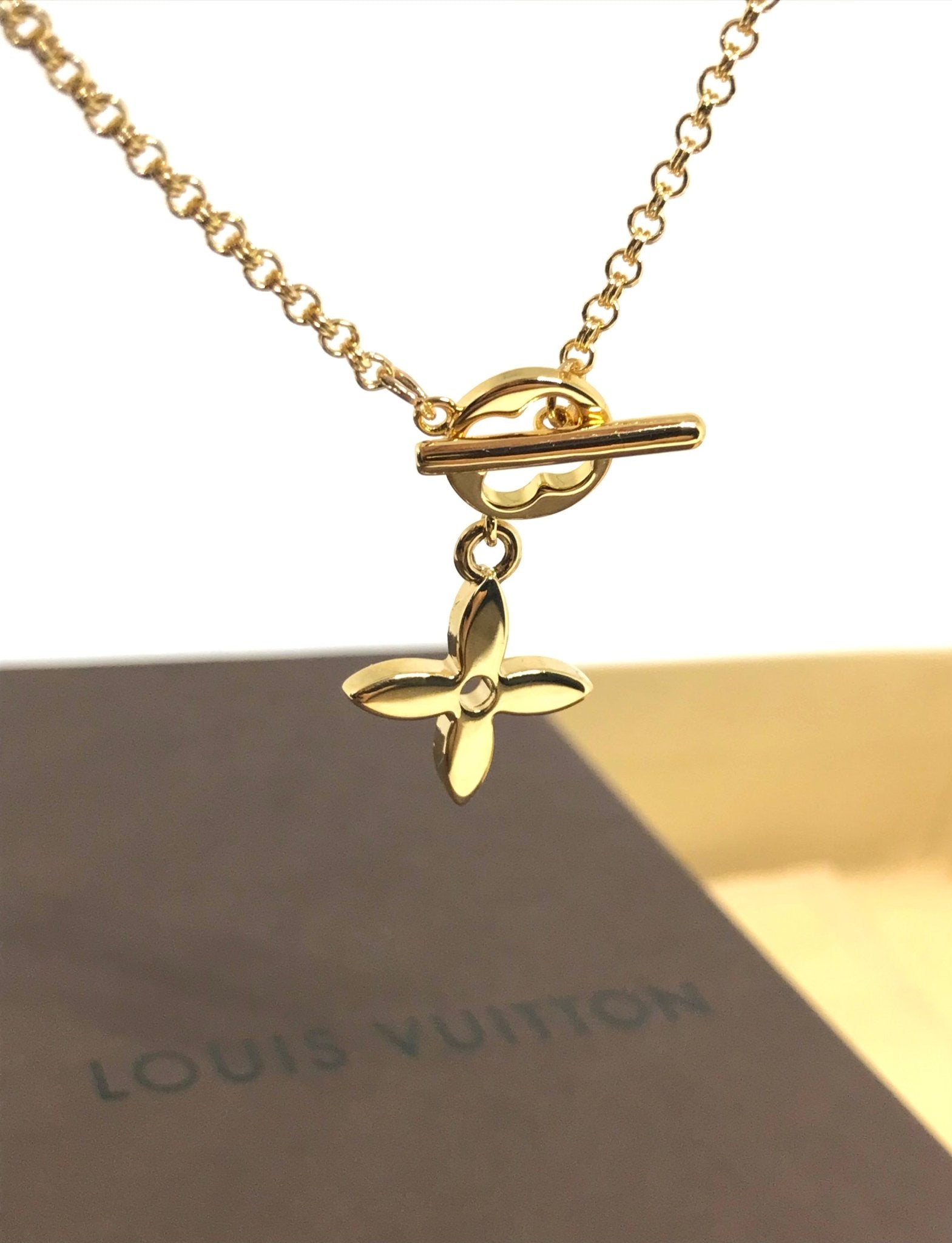 Louis Vuitton flower charm repurposed - Believe Jewellery