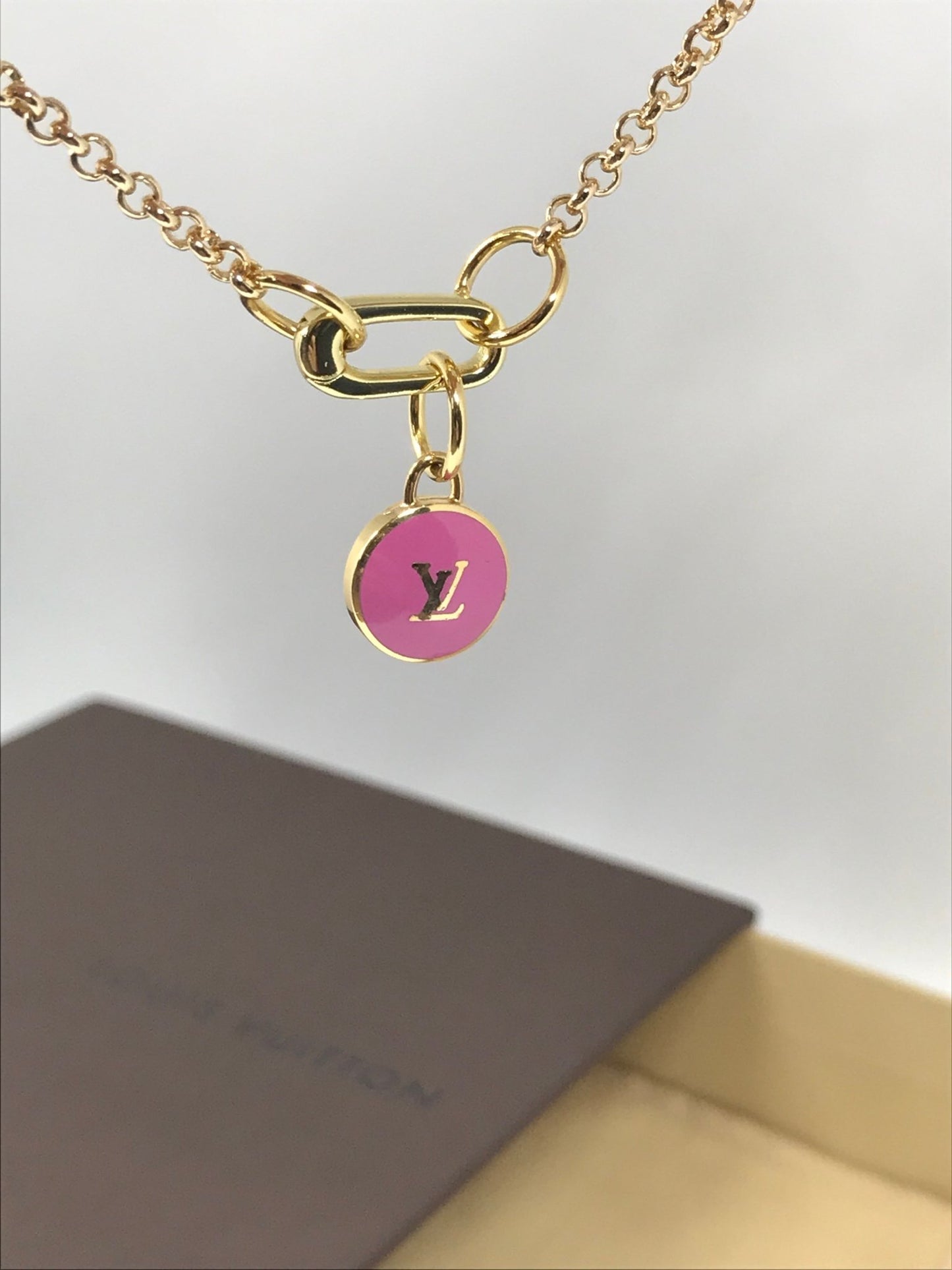 Louis Vuitton logo charm repurposed - Believe Jewellery