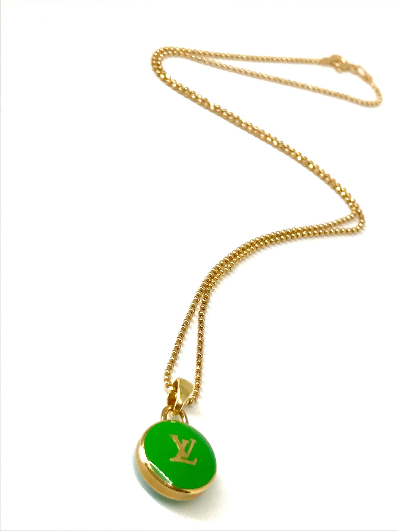 Louis Vuitton pastilles charm necklace repurposed - Believe Jewellery