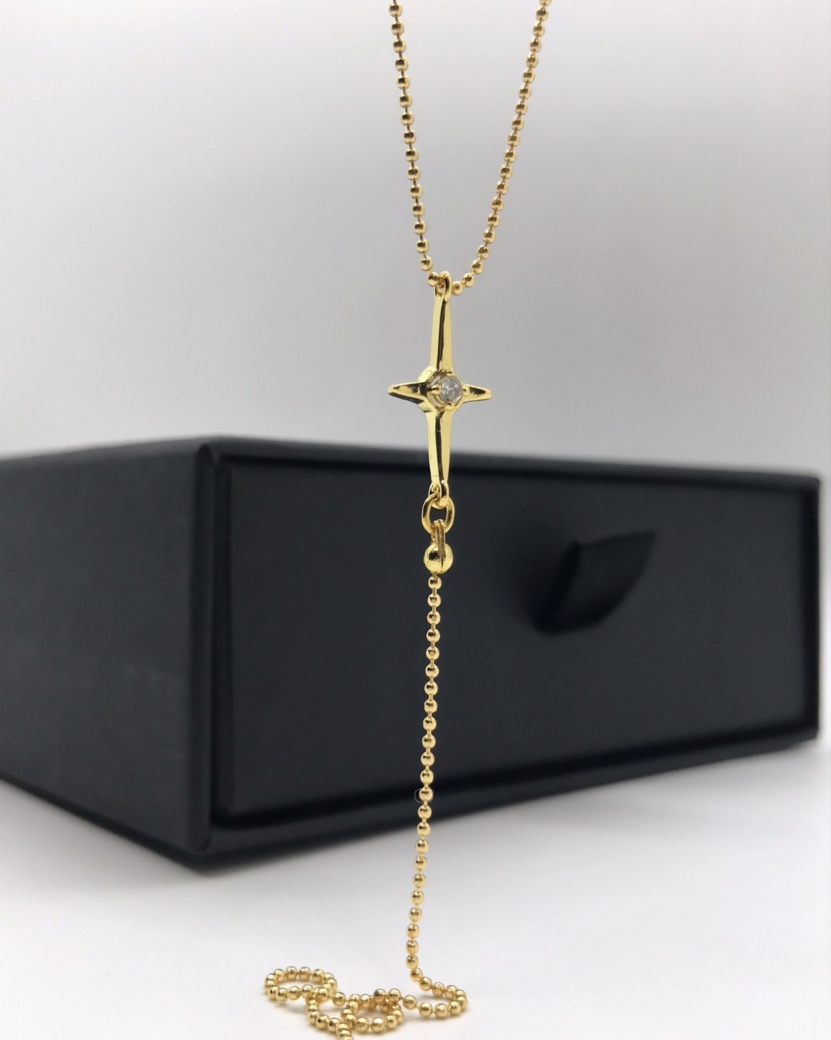 North Star lariat necklace - Believe Jewellery